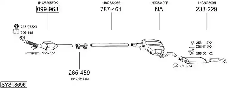 BOSAL SYS18696