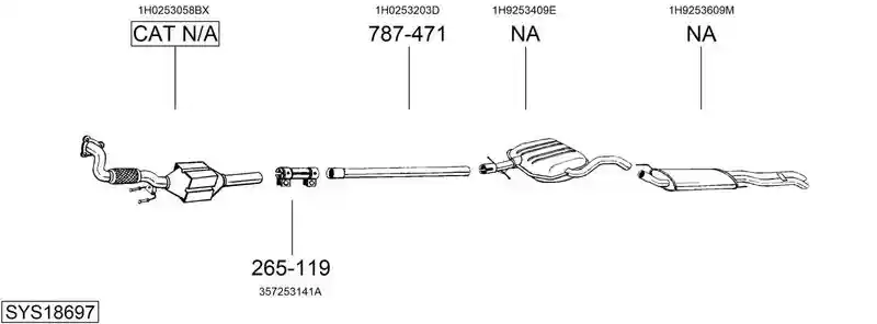 BOSAL SYS18697