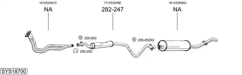 BOSAL SYS18700