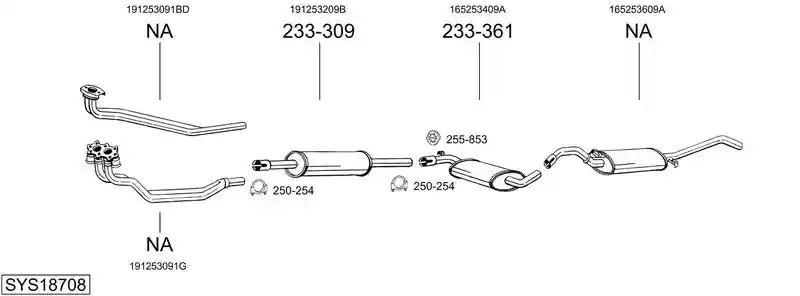 BOSAL SYS18708