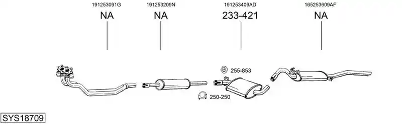 BOSAL SYS18709