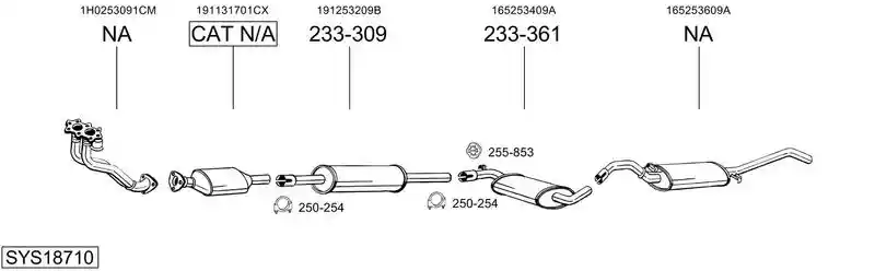 BOSAL SYS18710