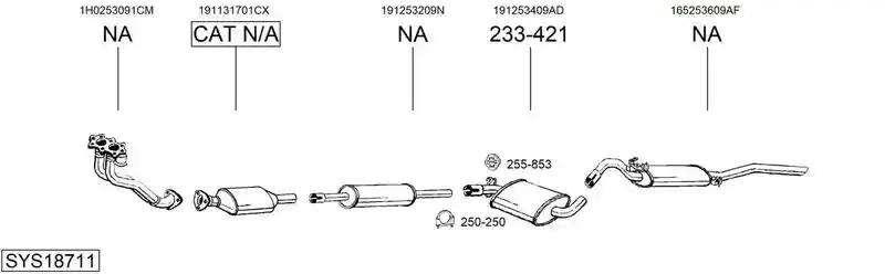 BOSAL SYS18711