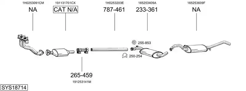 BOSAL SYS18714