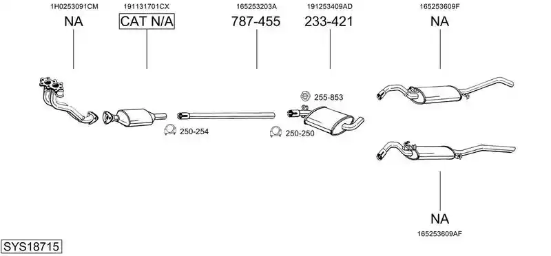 BOSAL SYS18715