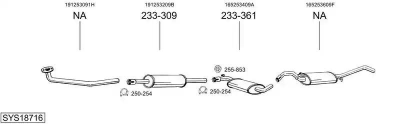 BOSAL SYS18716