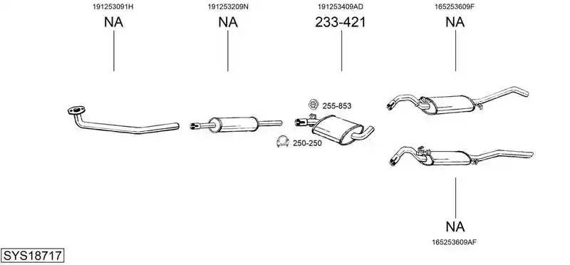 BOSAL SYS18717