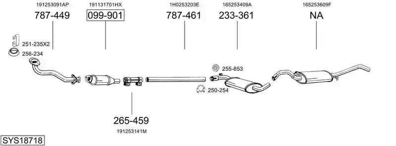 BOSAL SYS18718