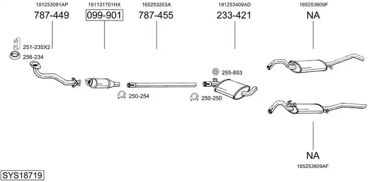BOSAL SYS18719