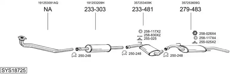 BOSAL SYS18725