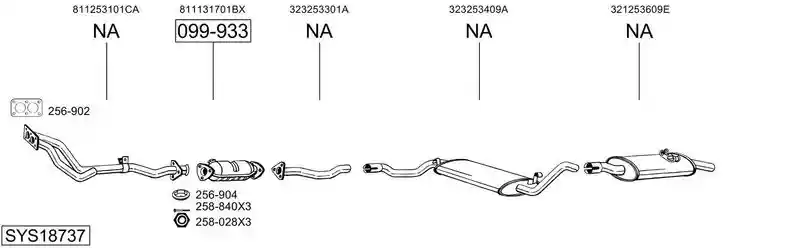 BOSAL SYS18737