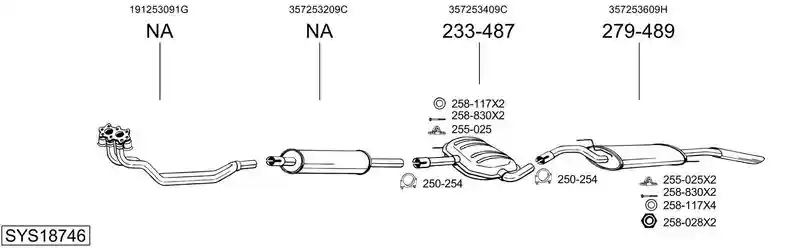 BOSAL SYS18746