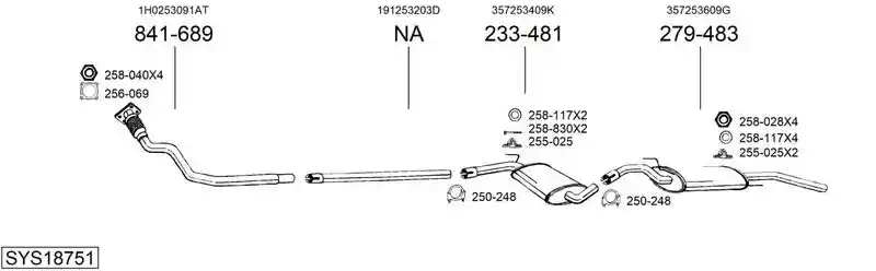 BOSAL SYS18751