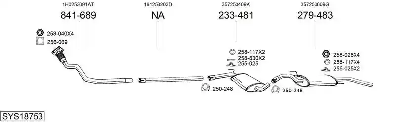 BOSAL SYS18753