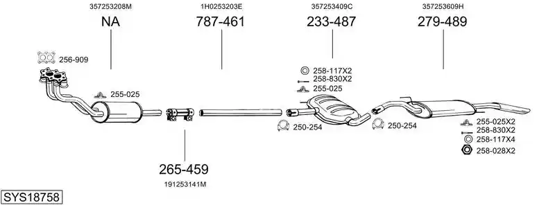 BOSAL SYS18758