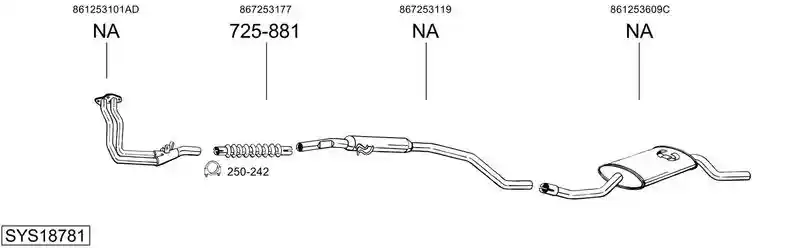 BOSAL SYS18781