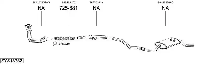 BOSAL SYS18782