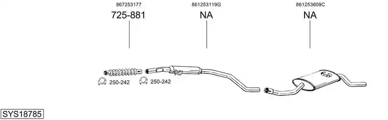 BOSAL SYS18785