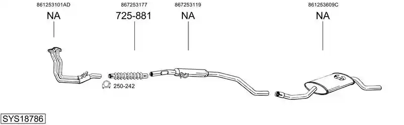 BOSAL SYS18786