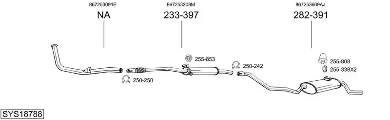 BOSAL SYS18788