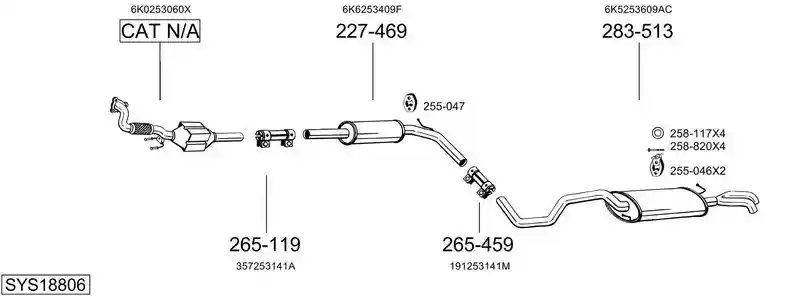 BOSAL SYS18806