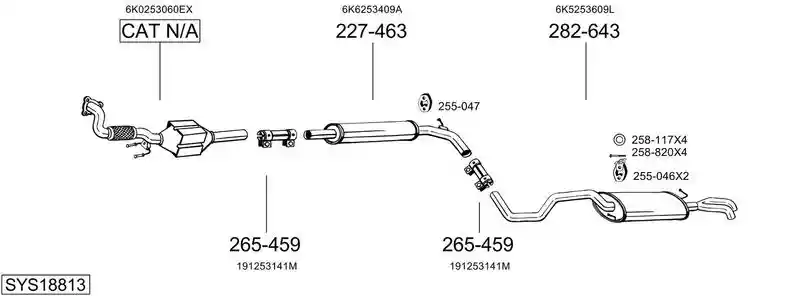 BOSAL SYS18813
