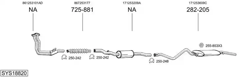 BOSAL SYS18820