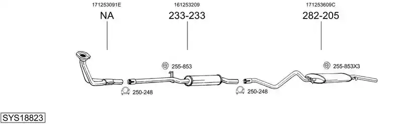 BOSAL SYS18823