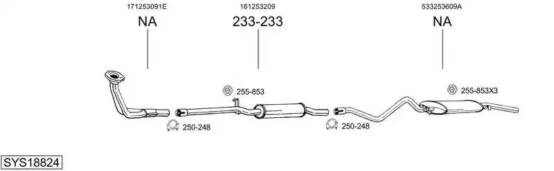 BOSAL SYS18824