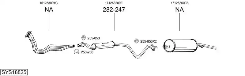 BOSAL SYS18825