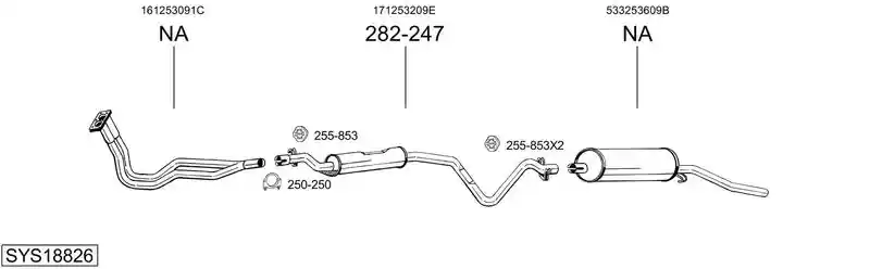 BOSAL SYS18826