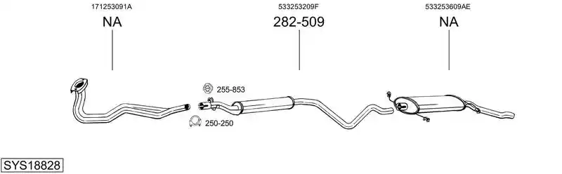 BOSAL SYS18828