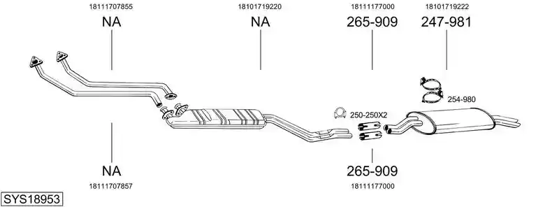 BOSAL SYS18953