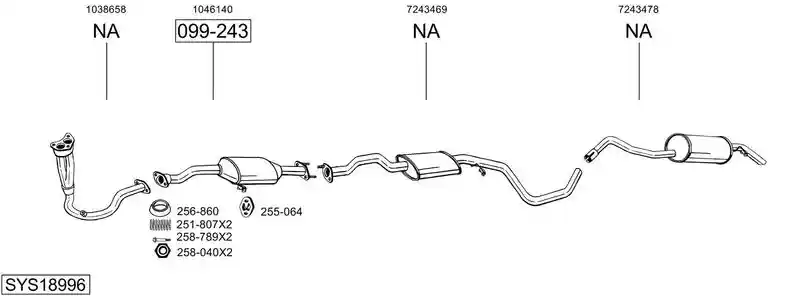 BOSAL SYS18996