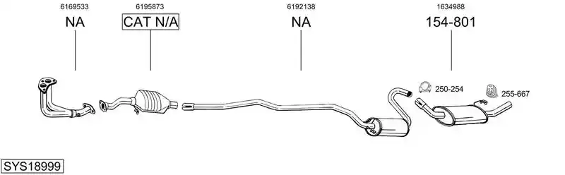 BOSAL SYS18999