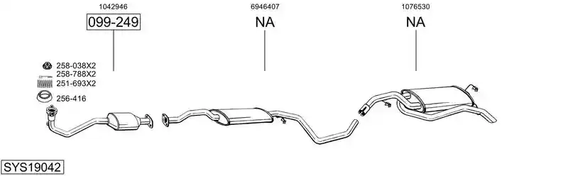 BOSAL SYS19042