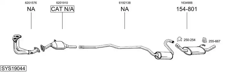 BOSAL SYS19044