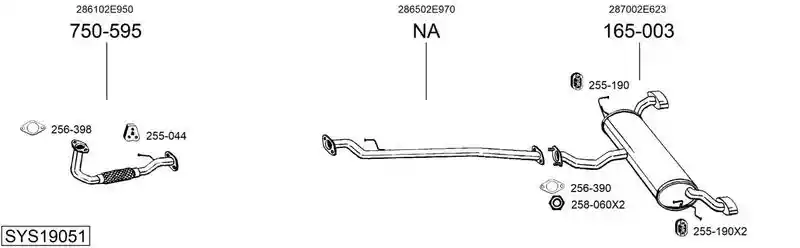 BOSAL SYS19051