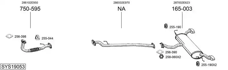 BOSAL SYS19053