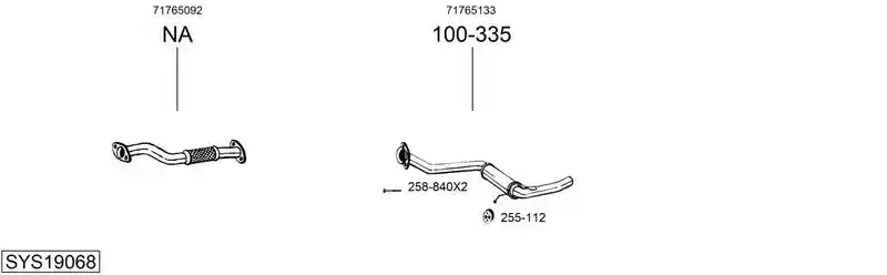 BOSAL SYS19068