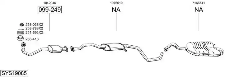 BOSAL SYS19085