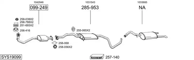 BOSAL SYS19099