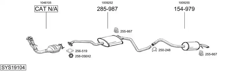 BOSAL SYS19104