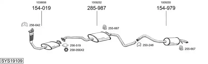 BOSAL SYS19109