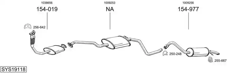 BOSAL SYS19118