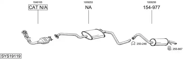 BOSAL SYS19119