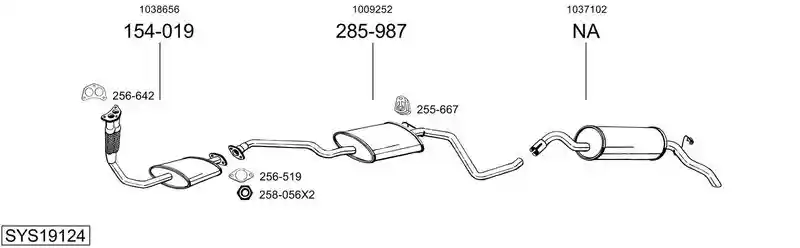 BOSAL SYS19124