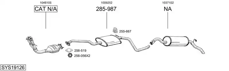 BOSAL SYS19126