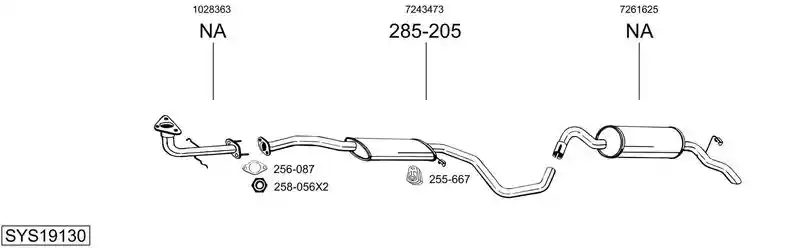 BOSAL SYS19130