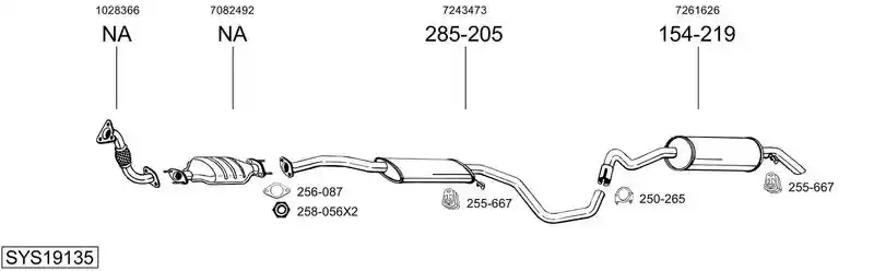 BOSAL SYS19135